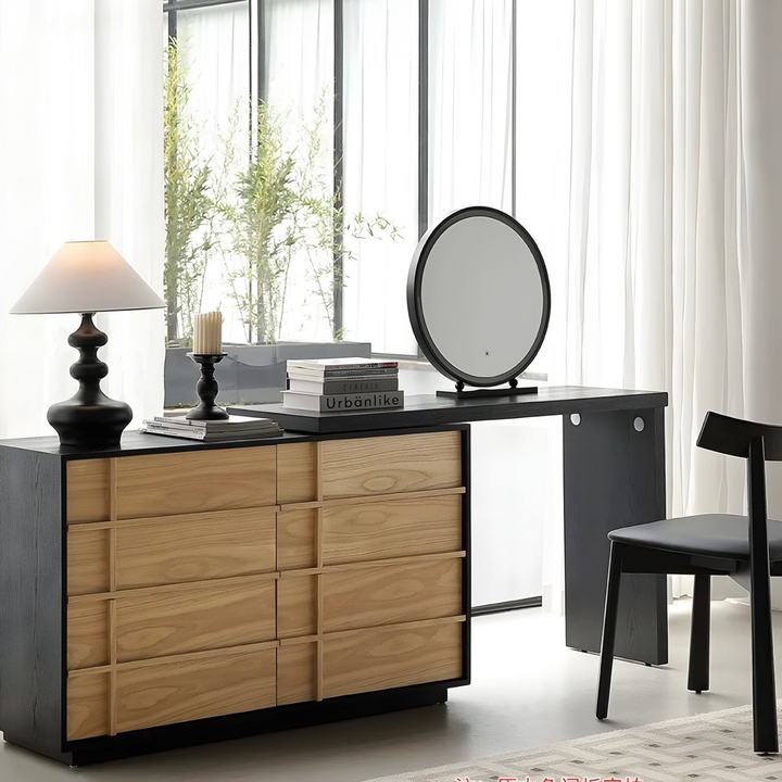 BRINZE Modern Solid Wood Vanity Set - Radical Homes Singapore