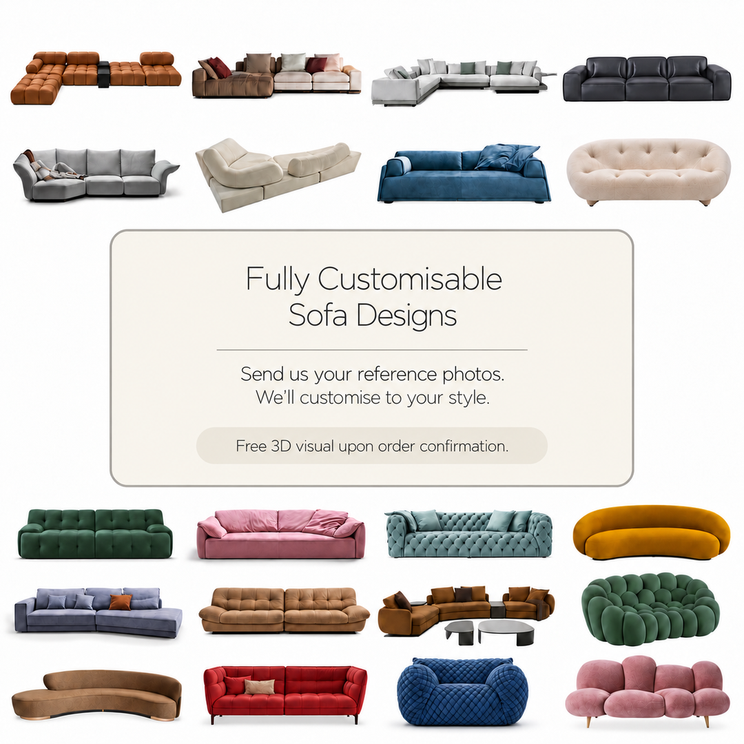 Customisable Sofa Designs - Cassa Haus Singapore