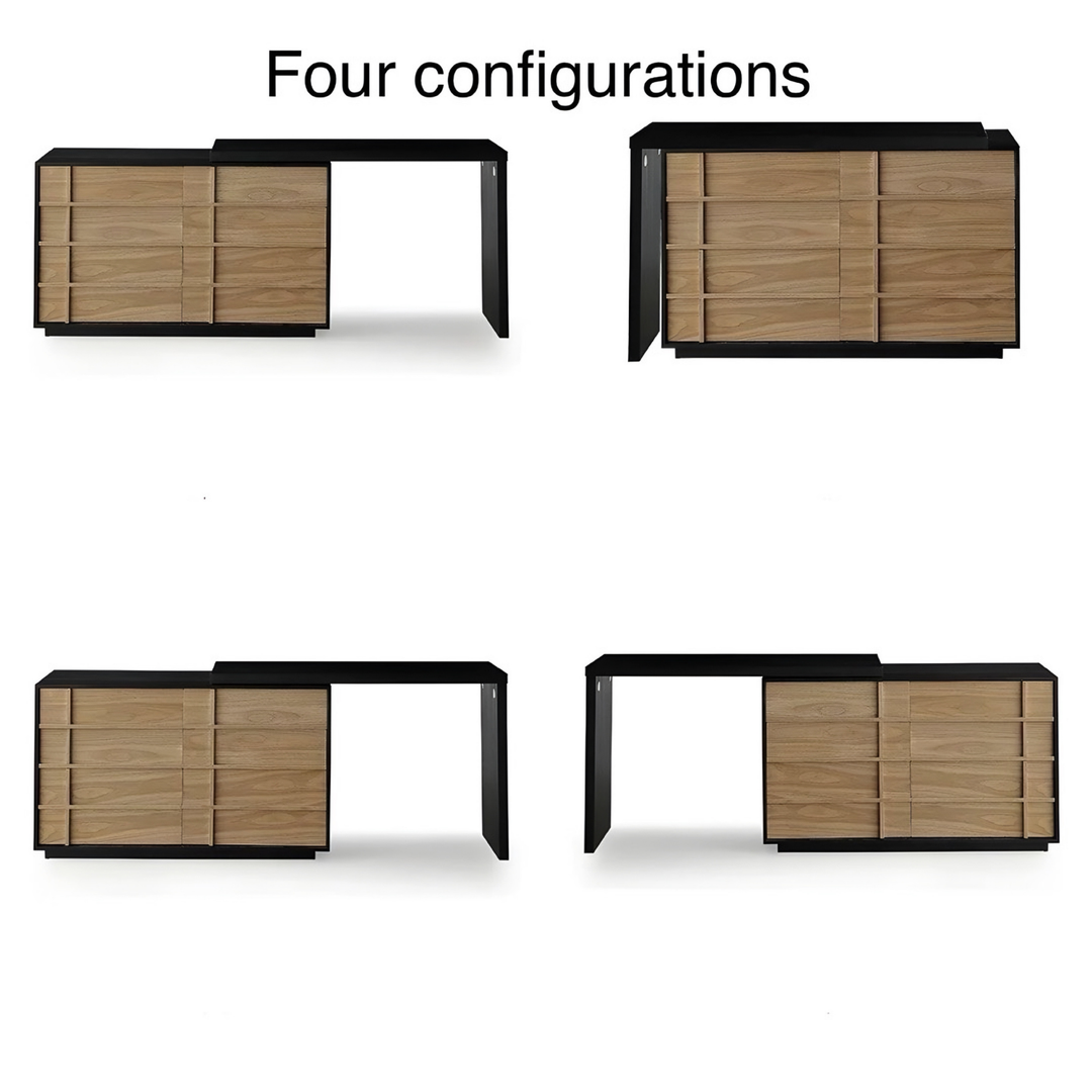 BRINZE Modern Solid Wood Vanity Set - Radical Homes Singapore