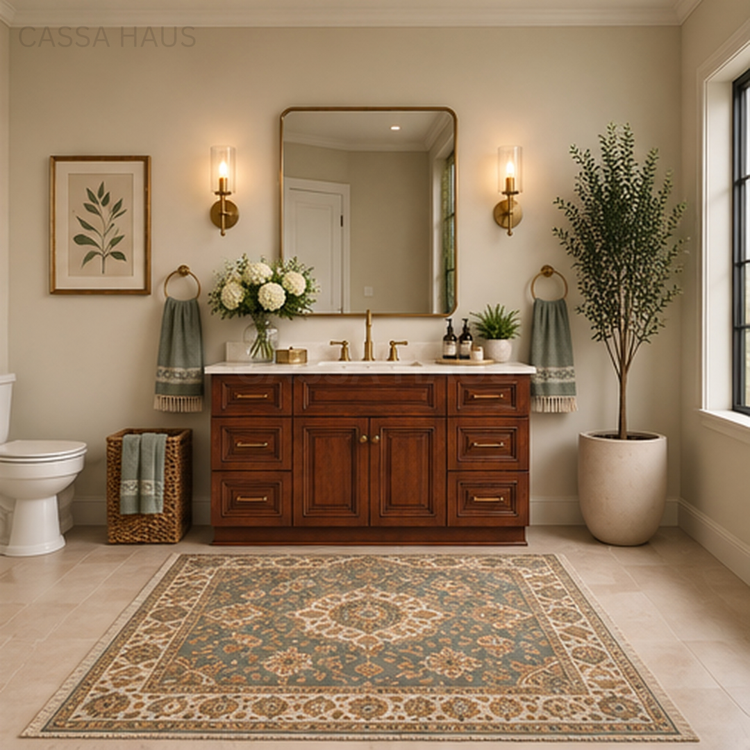 GEORGIN American Vintage Solid Wood Bathroom Vanity Set - Cassa Haus Singapore