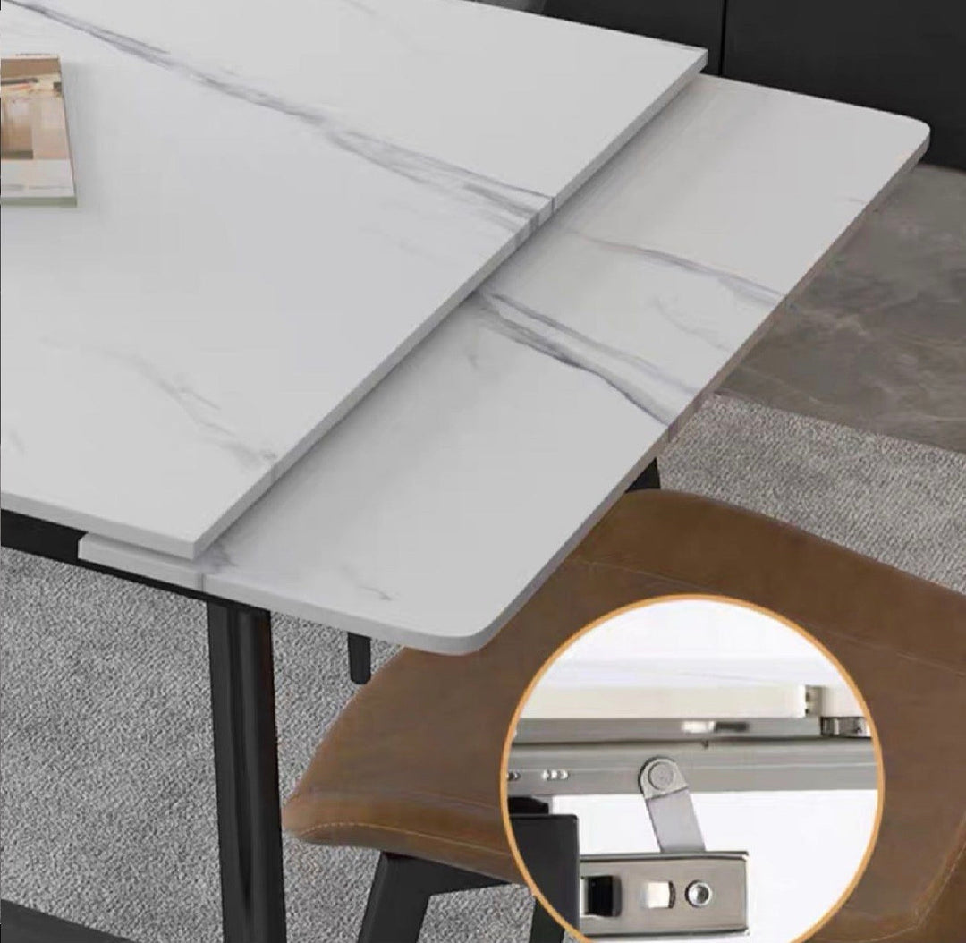 VERDAN Modern Extendable Sintered Stone Dining Table 140-200 cm (INSTOCK)
