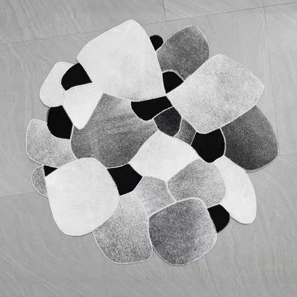 NYMERELLE Modern Cowhide Leather Rug - Cassa Haus Singapore