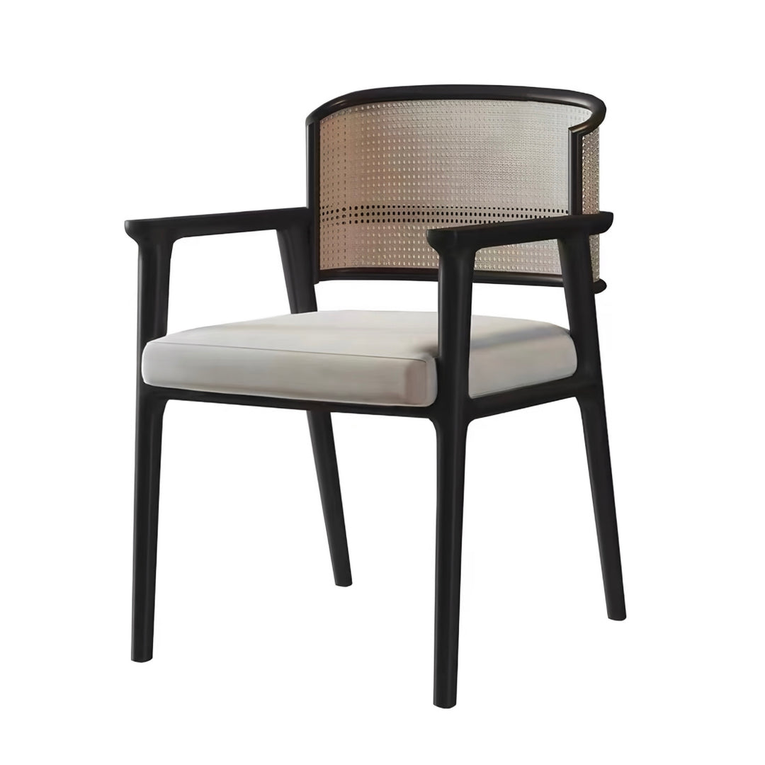 CANEVRA Rustic Rattan Dining Chair - Cassa Haus Singapore