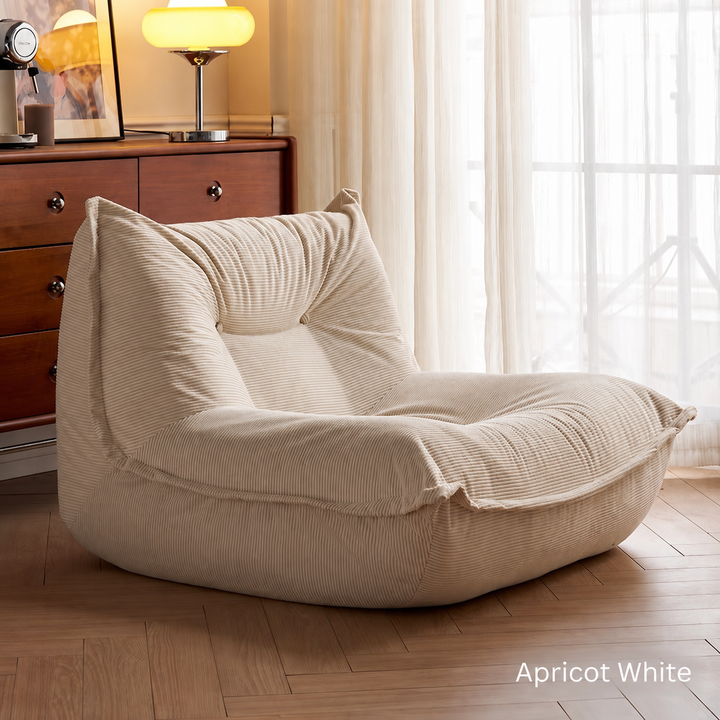 LUMO Modern Corduroy Fabric Lounge Chair