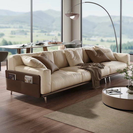 CLOVEHARE Modern Leather Sofa - Cassa Haus Singapore