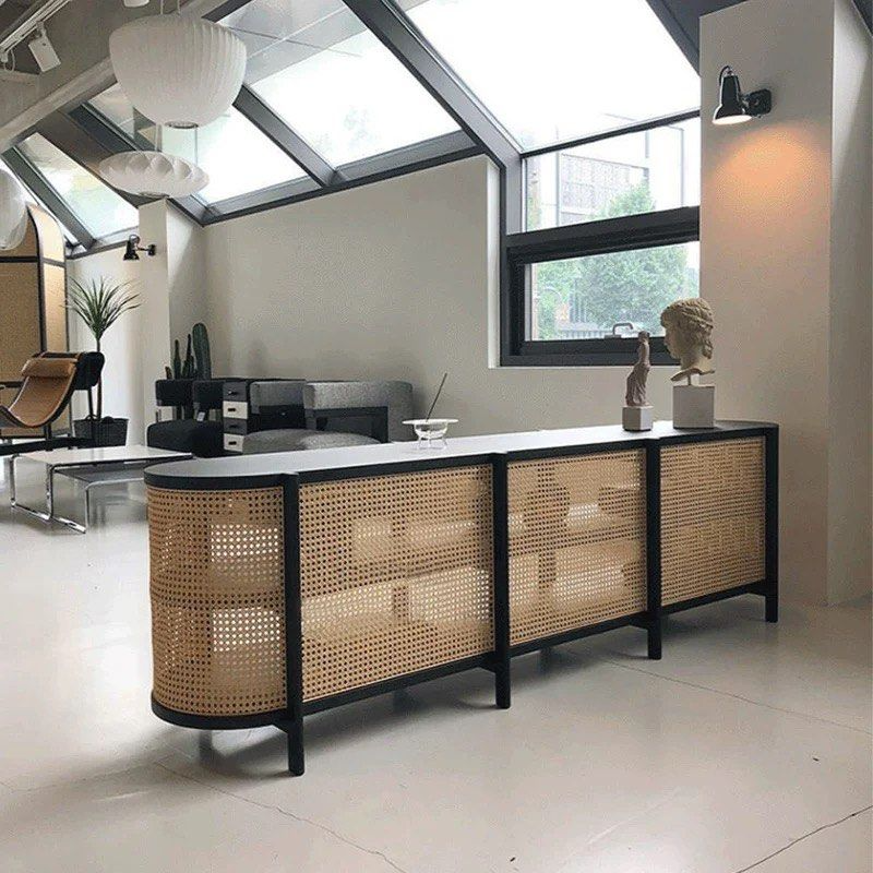 RIVECA Rustic Rattan Console - Radical Homes Singapore