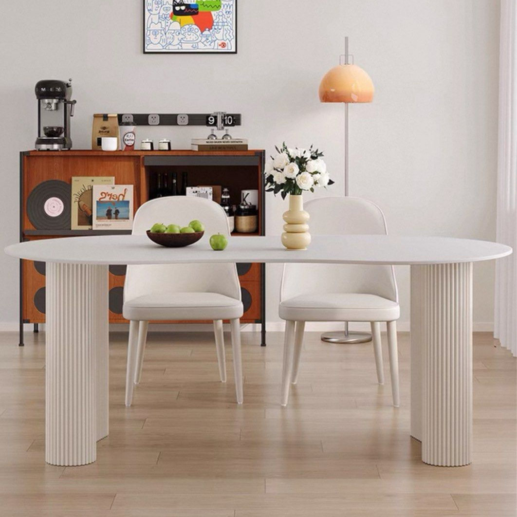 VITRION Modern Sintered Stone Dining Table - Cassa Haus Singapore
