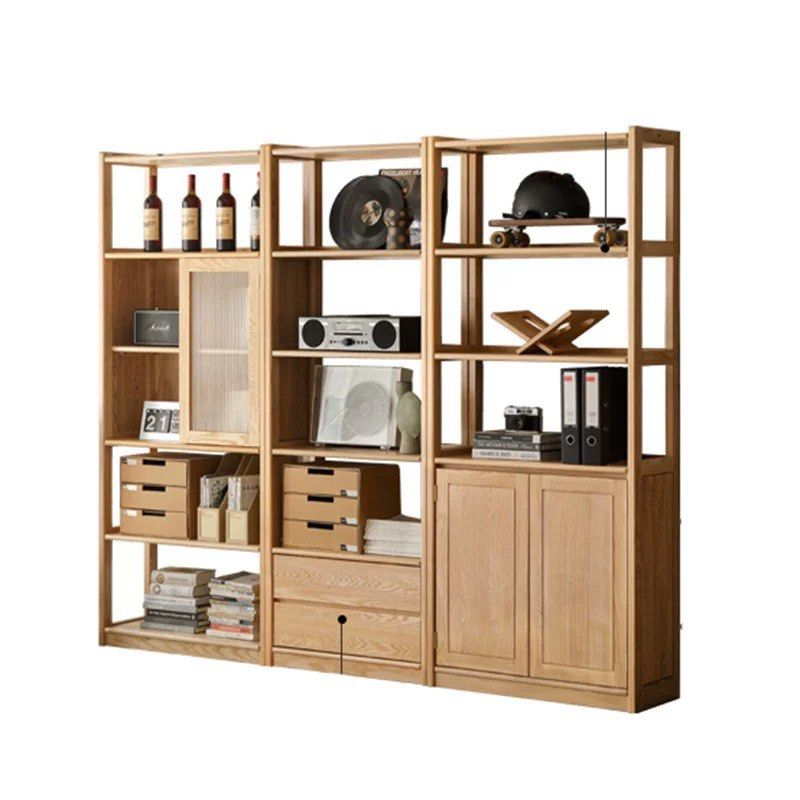 KIRV Japandi Solid Wood Display Shelf - Cassa Haus Singapore