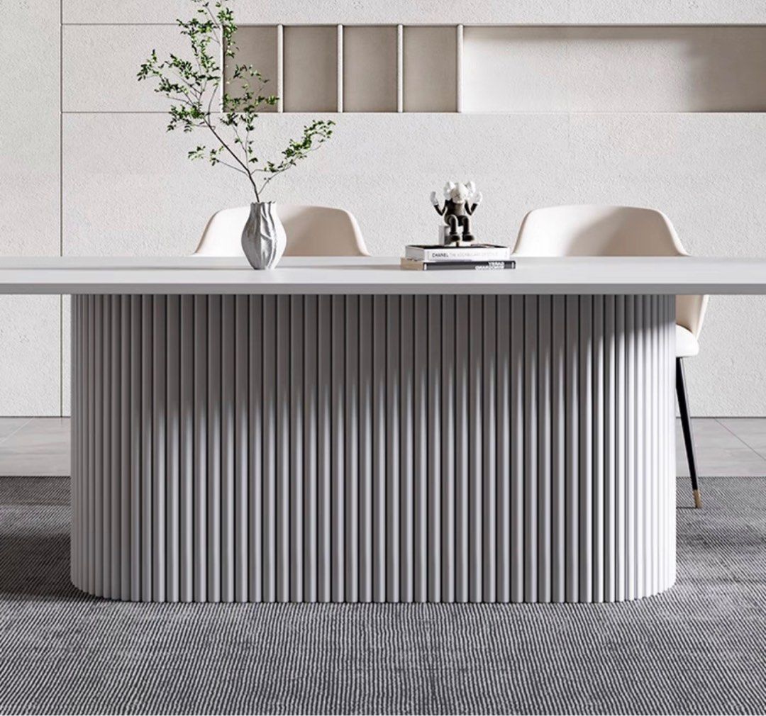 AVELLIS Modern Oval Dining Table - Cassa Haus Singapore