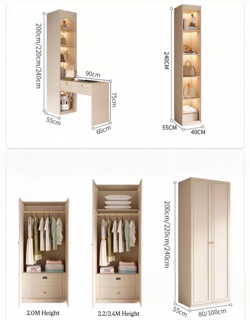 KACYS Modern Victorian Wardrobe - Radical Homes Singapore