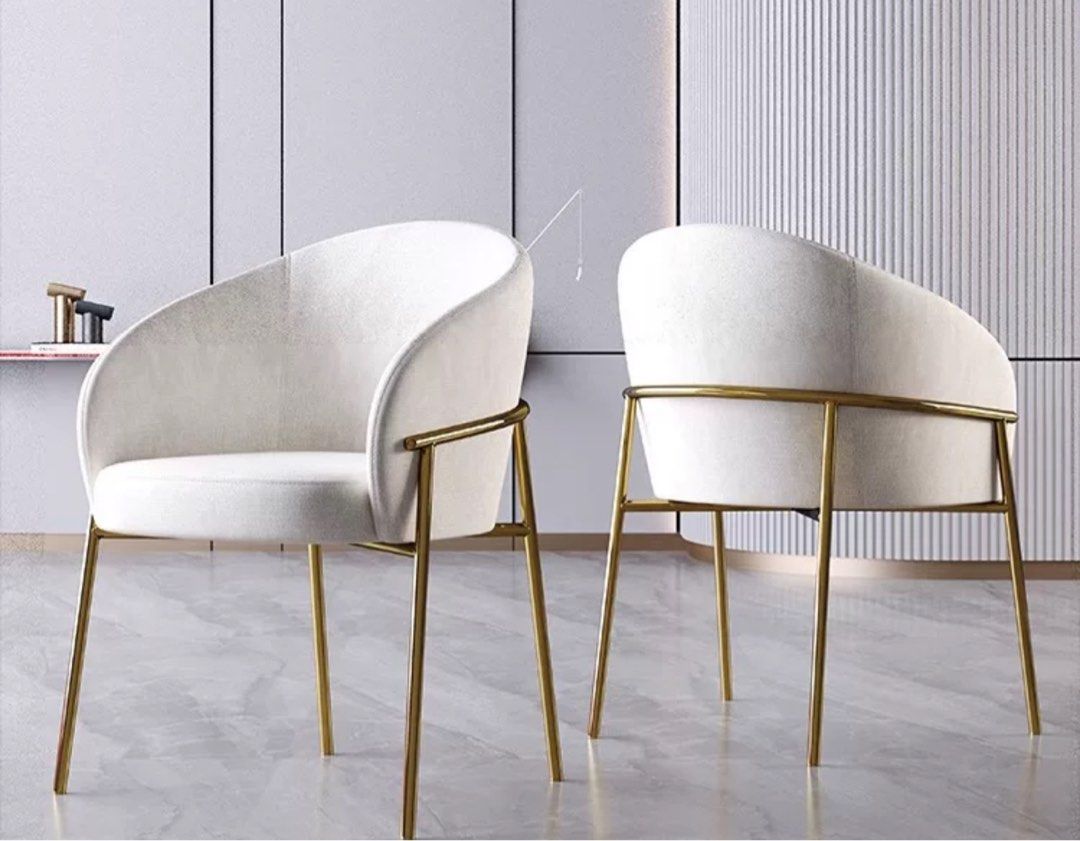 LUCENTE Modern Velvet Dining Chair - Radical Homes Singapore