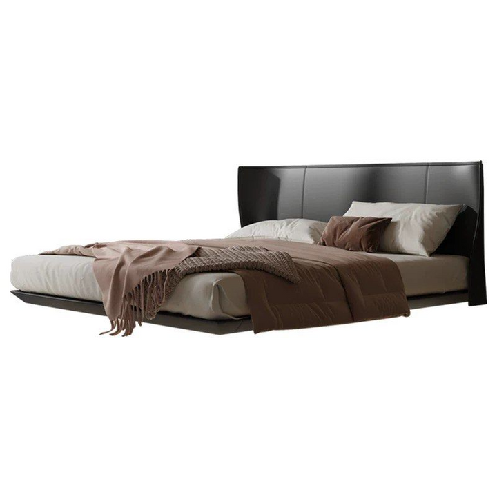 CAEDTY Modern Leather Floating Bedframe - Radical Homes Singapore