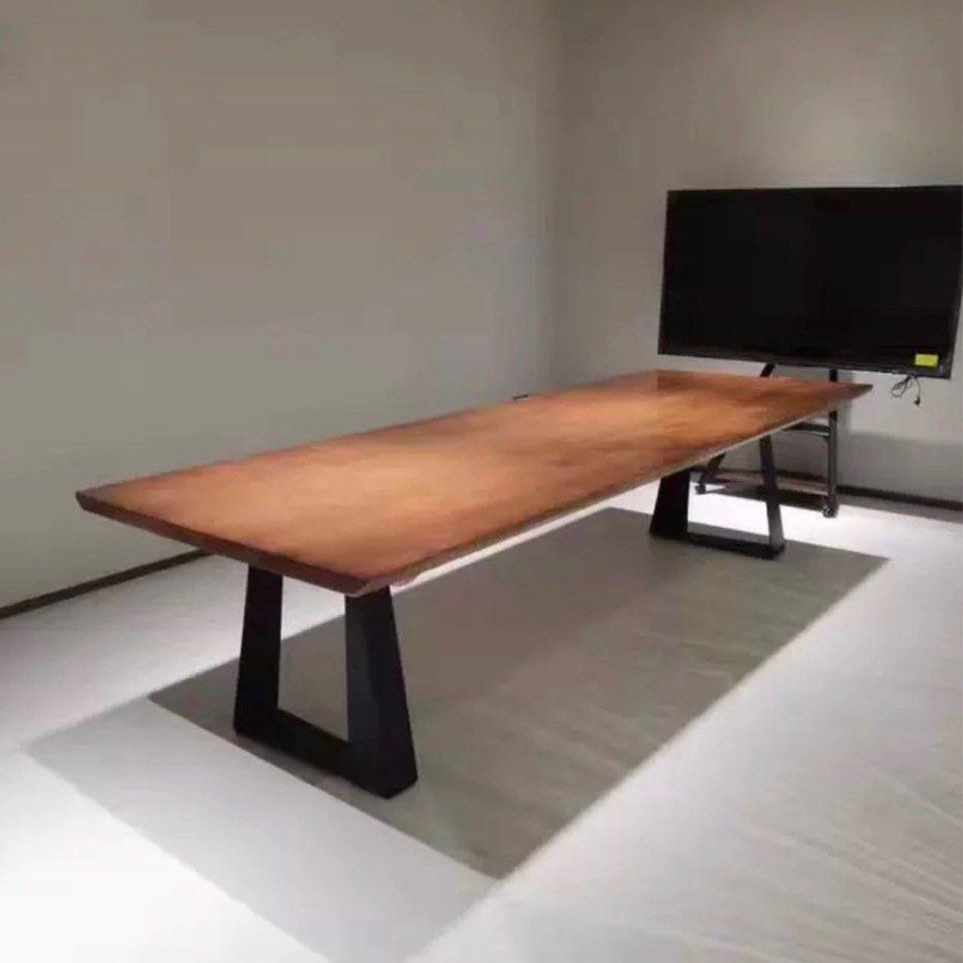 FONTANA Modern Solid Wood Dining/Office Table - Radical Homes Singapore