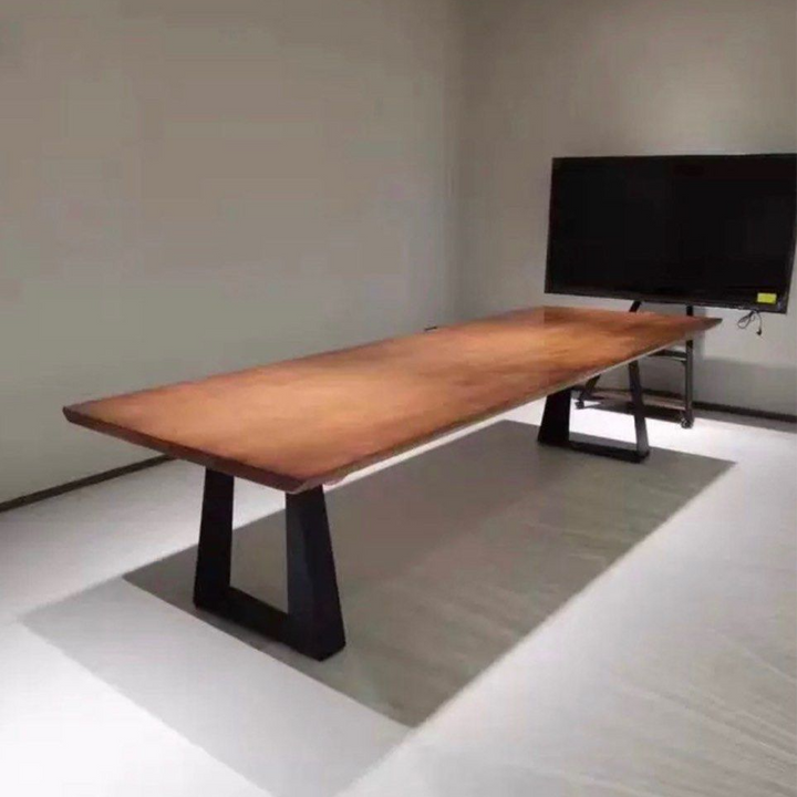 FONTANA Modern Solid Wood Dining/Office Table - Radical Homes Singapore