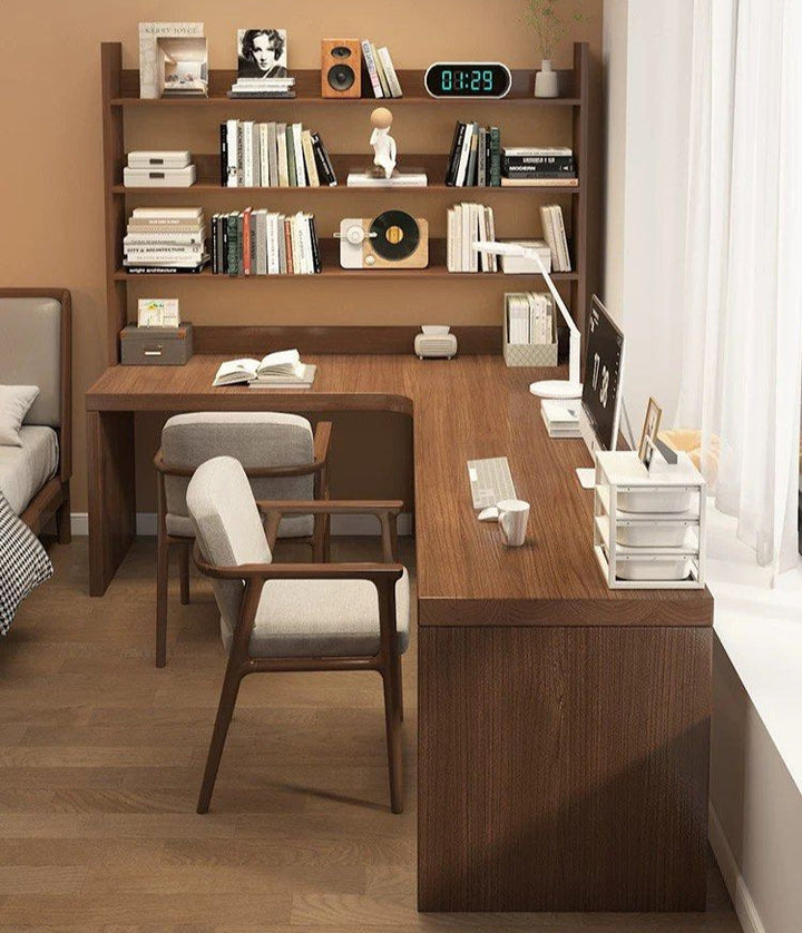 DOLB Modern Study Table With Display Shelves - Radical Homes Singapore