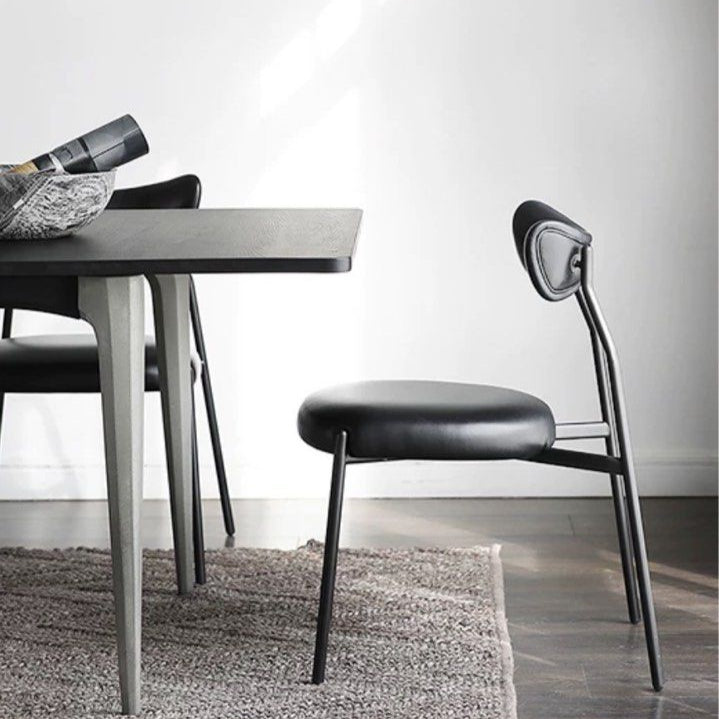 LEGAS Modern Leather Dining Chair - Radical Homes Singapore