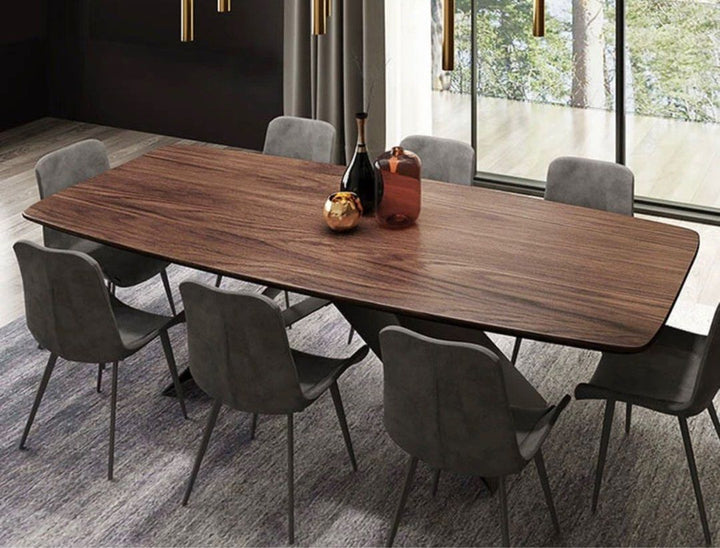 LEVON Modern Solid Wood Dining Table - Radical Homes Singapore