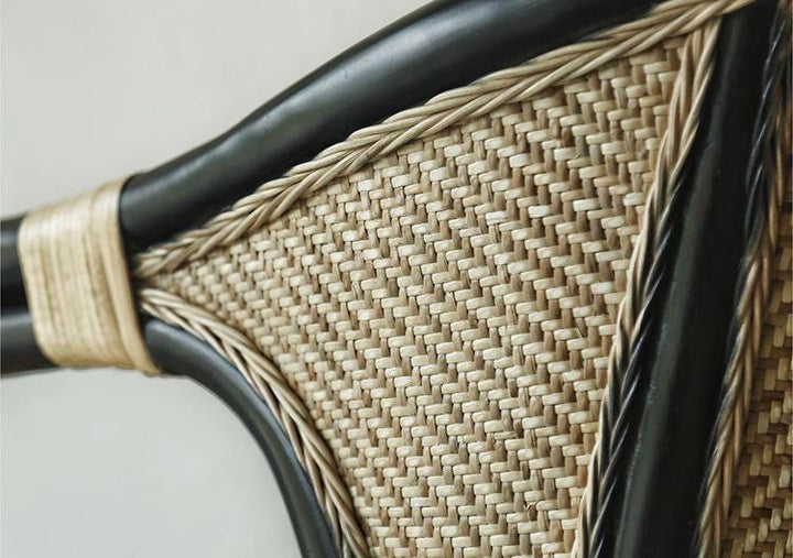 ROSEHAVEN Vintage Rattan Lounge Chair - Cassa Haus Singapore