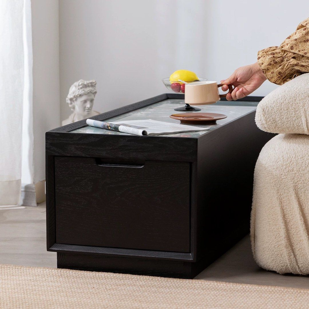 QUENARO Modern Solid Wood Side Table - Cassa Haus Singapore