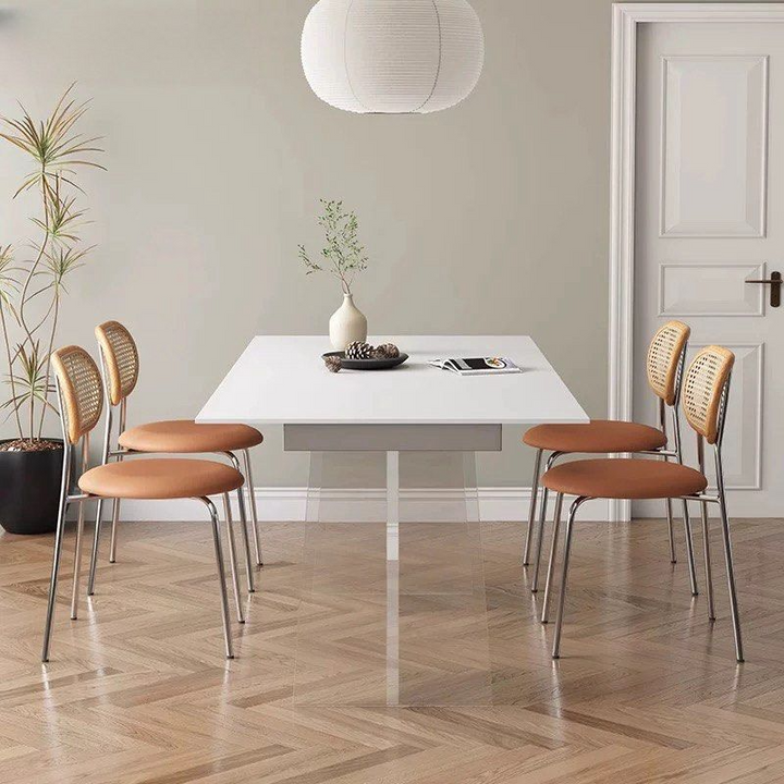GOVE Modern Sintered Stone Extendable Dining Table - Radical Homes Singapore