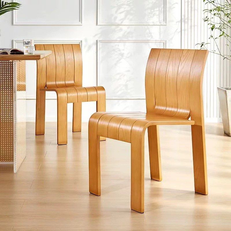 LANDON Japandi Solid Wood Dining Chair - Radical Homes Singapore
