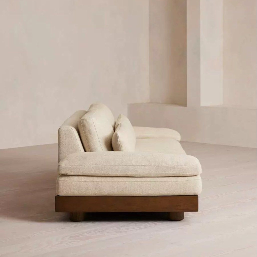 TRIUM Modern Textured Linen Sofa - Radical Homes Singapore