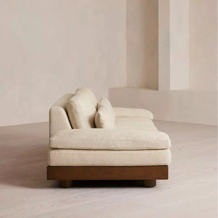 TRIUM Modern Textured Linen Sofa - Radical Homes Singapore