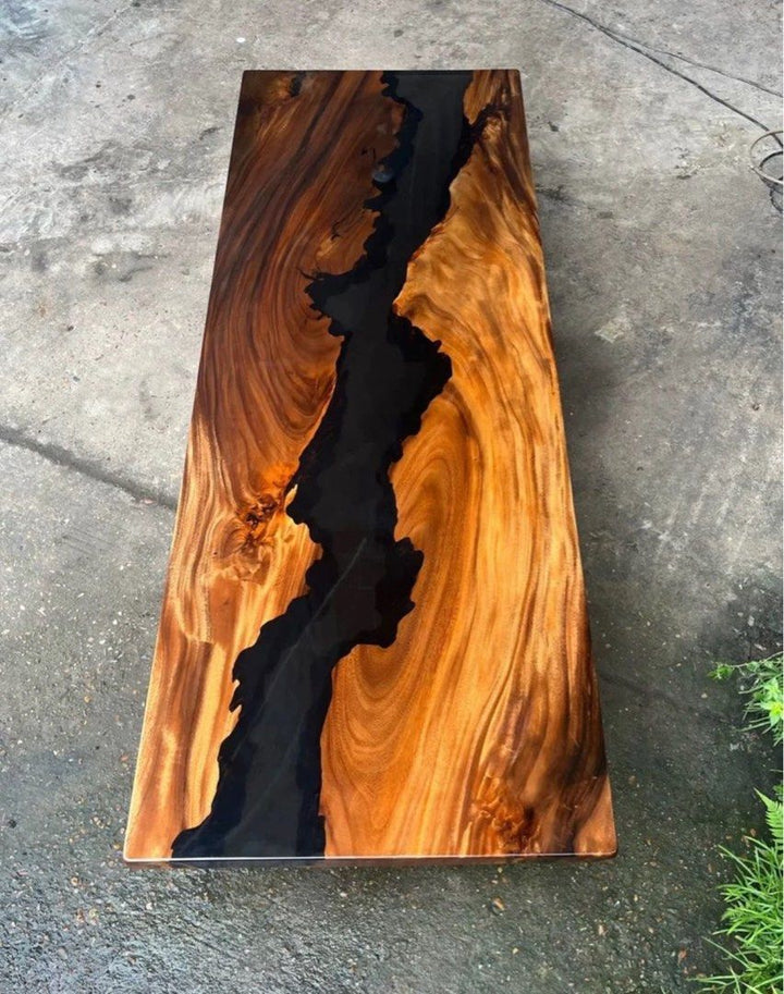 Modern Epoxy Dining Table Customisation - Radical Homes Singapore