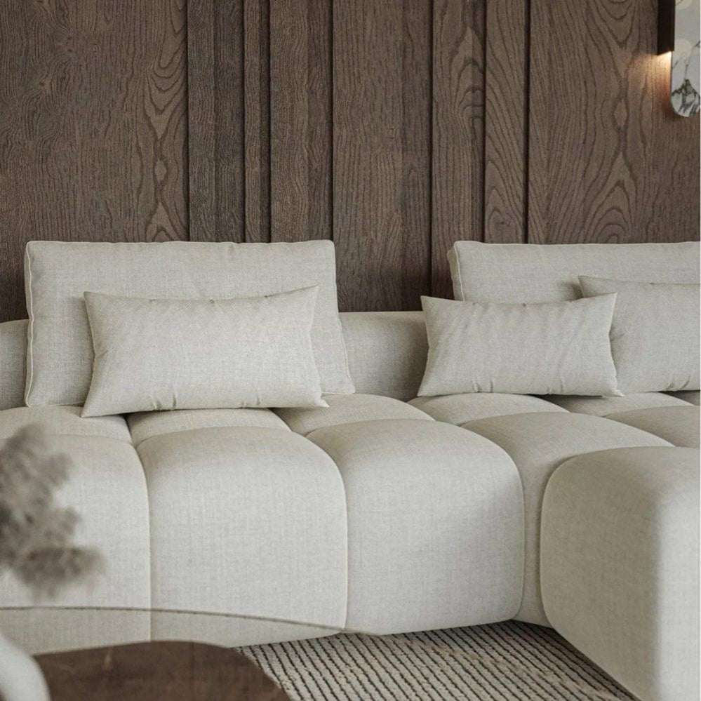DOVIRA Modern Scratch Resistant Side Chaise Sofa