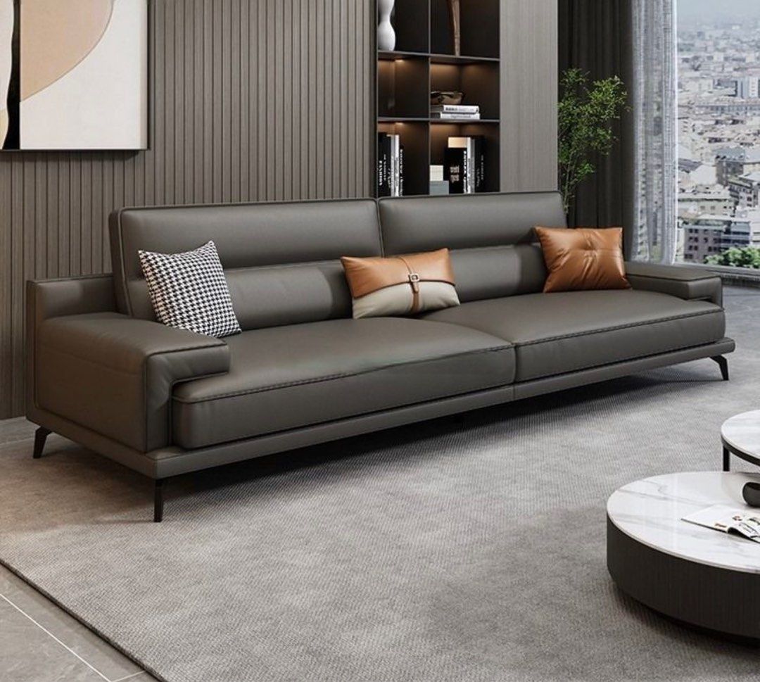 VAST Modern Leather Sofa - Radical Homes Singapore