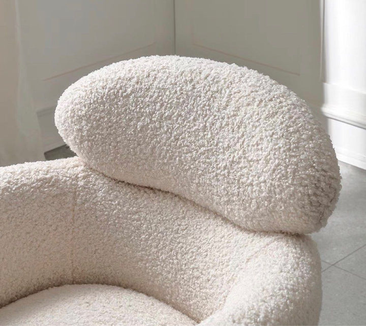 WYATT Modern Boucle Armchair - Radical Homes Singapore
