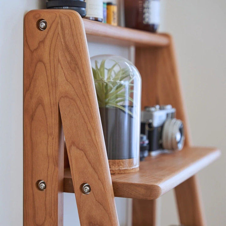 BRAMEL Wood Bookshelf With Storage