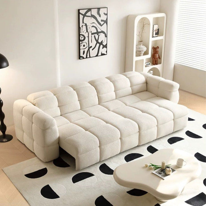KELS Modern Electric Motorised Boucle Sofa - Radical Homes Singapore