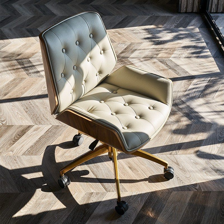TARVO Modern Leather Office Chair - Cassa Haus Singapore