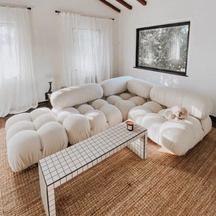 LANON Modern Boucle Sofa - Radical Homes Singapore