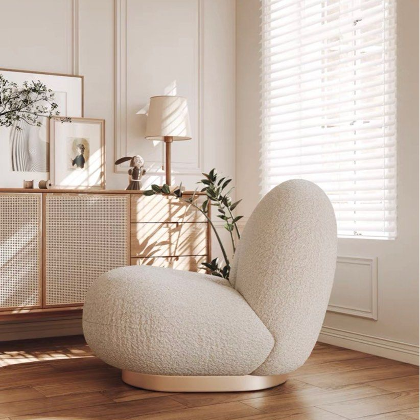 MERRITT Modern Rotatable Lounge Chair - Radical Homes Singapore