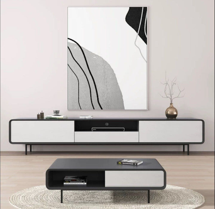 BRAUN Modern TV Console & Coffee Table - Radical Homes Singapore