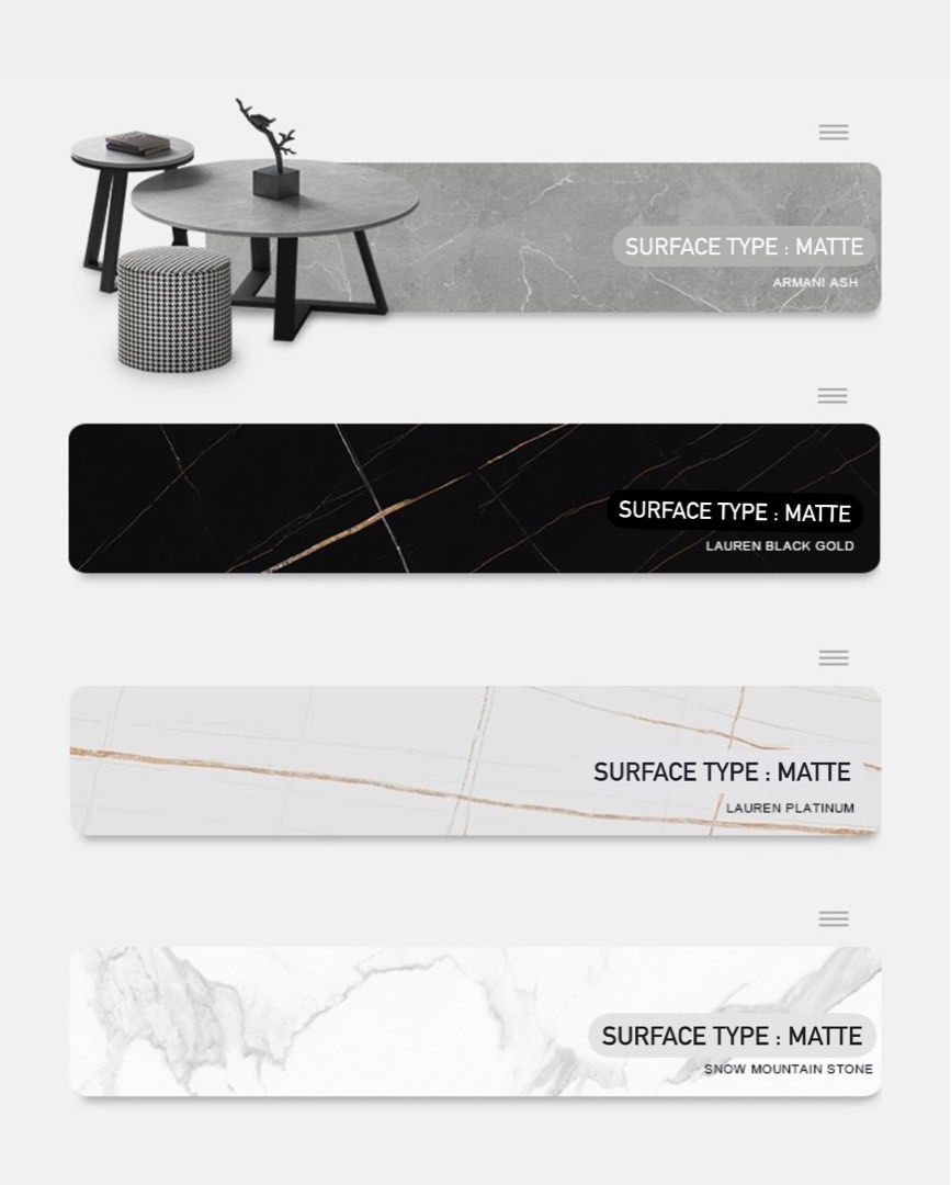 VASKEN Modern Slate Coffee Table - Cassa Haus Singapore