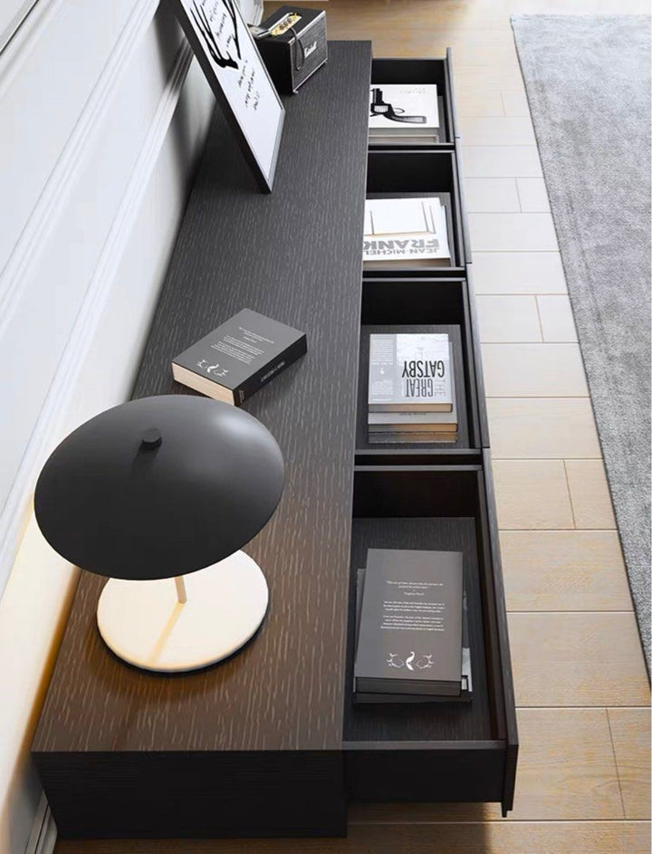 LORAIN Modern Solid Wood TV Console - Radical Homes Singapore