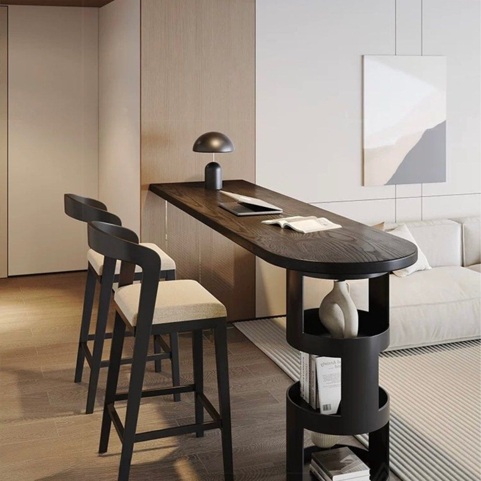 KAVIN Modern Solid Wood Bar Table & Stools - Radical Homes Singapore