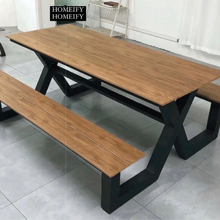 STEPH Outdoor Table & Bench - Radical Homes Singapore