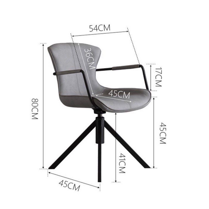 ORION Modern Leather Armchair - Radical Homes Singapore
