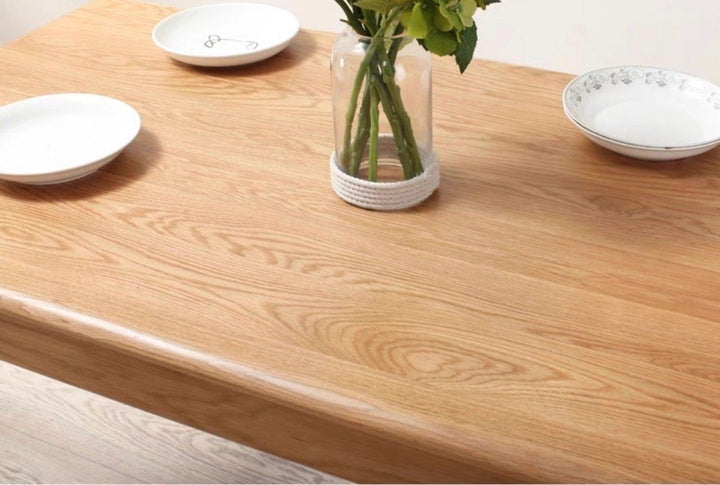 MACK Japandi Oak Wood Dining Table & Chairs - Radical Homes Singapore