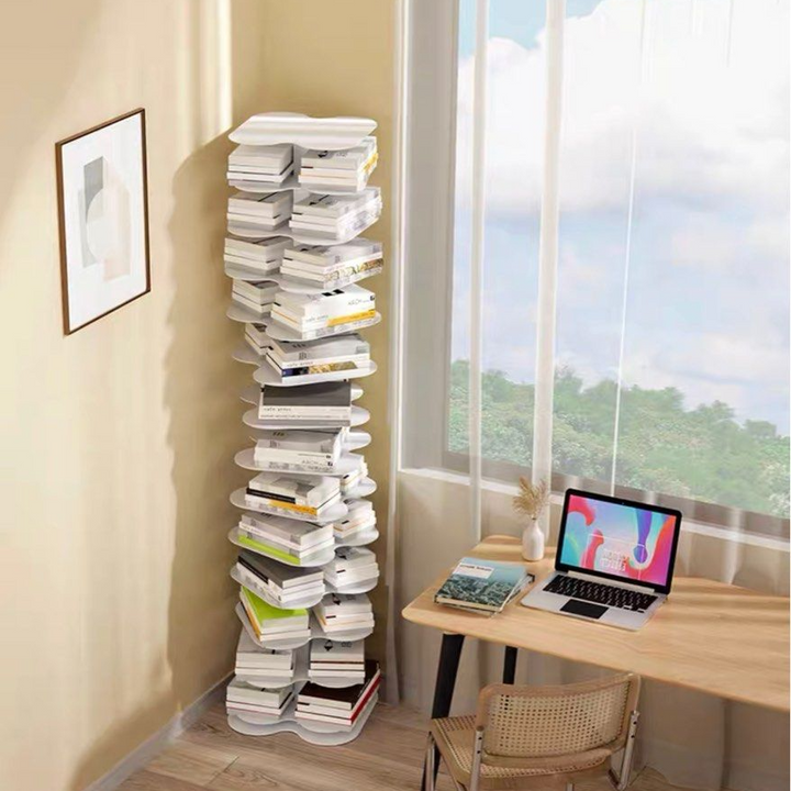 HEDY Tall Abstract Bookshelf - Radical Homes Singapore