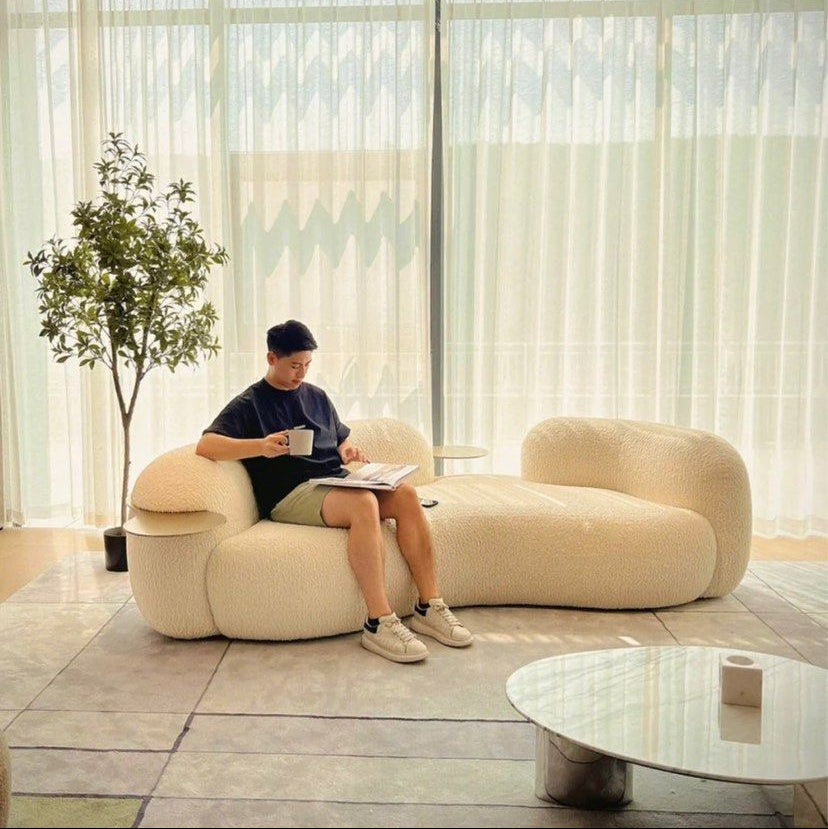 TRUDEN Modern Boucle Sofa - Radical Homes Singapore