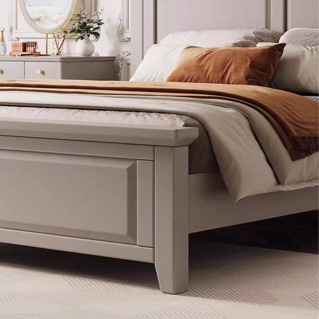 KISALE Vintage Solid Wood Bedframe - Radical Homes Singapore