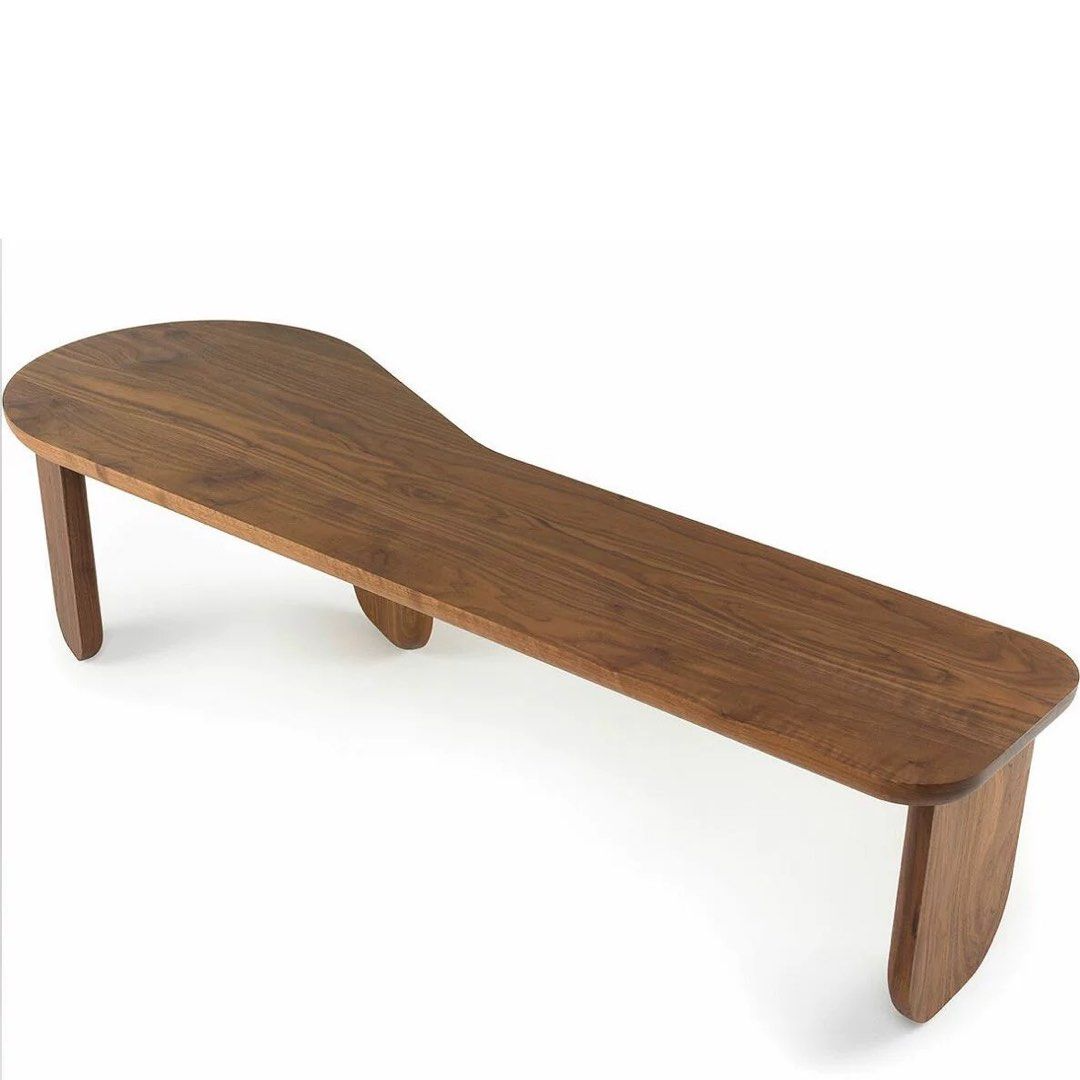 VERLY Walnut Wood Bench - Radical Homes Singapore