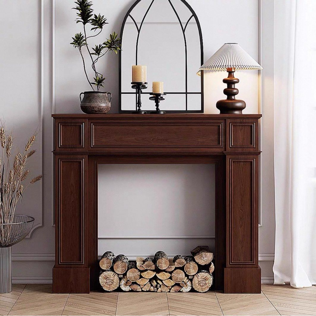 OLEAVO Rustic Mantelpiece - Radical Homes Singapore