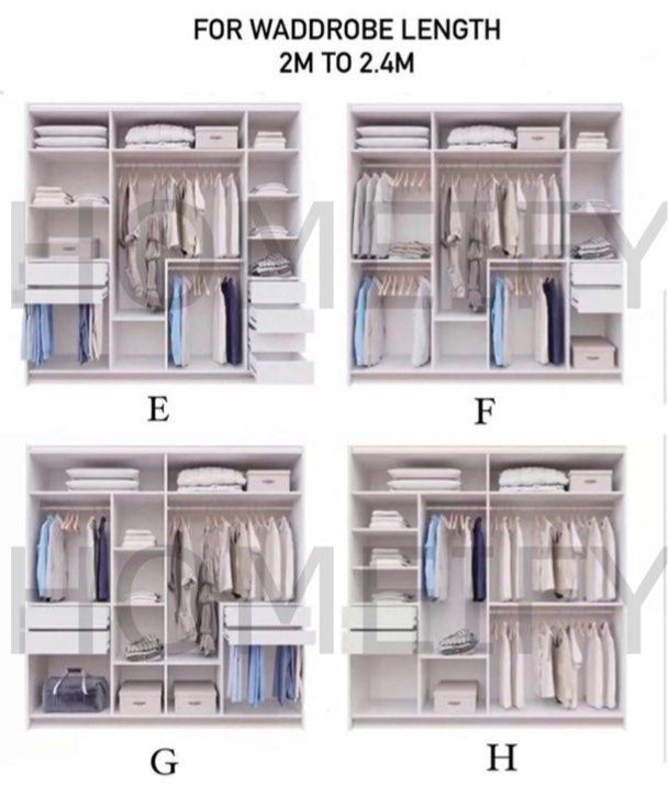 CALDUNE Modern Classy Wardrobe - Cassa Haus Singapore
