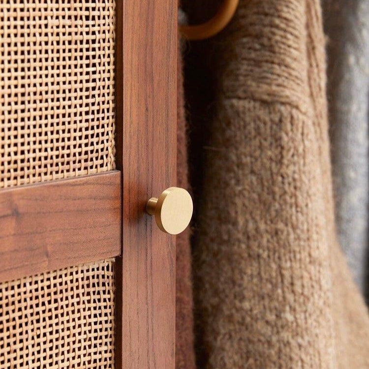 MOKIRA Rustic Rattan Wardrobe - Cassa Haus Singapore